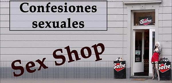  Camarera y dueño de un Sex shop. AUDIO ESPAÑOL. Confesión sexual.